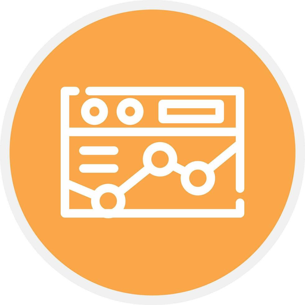 Web Analytics Creative Icon Design vector