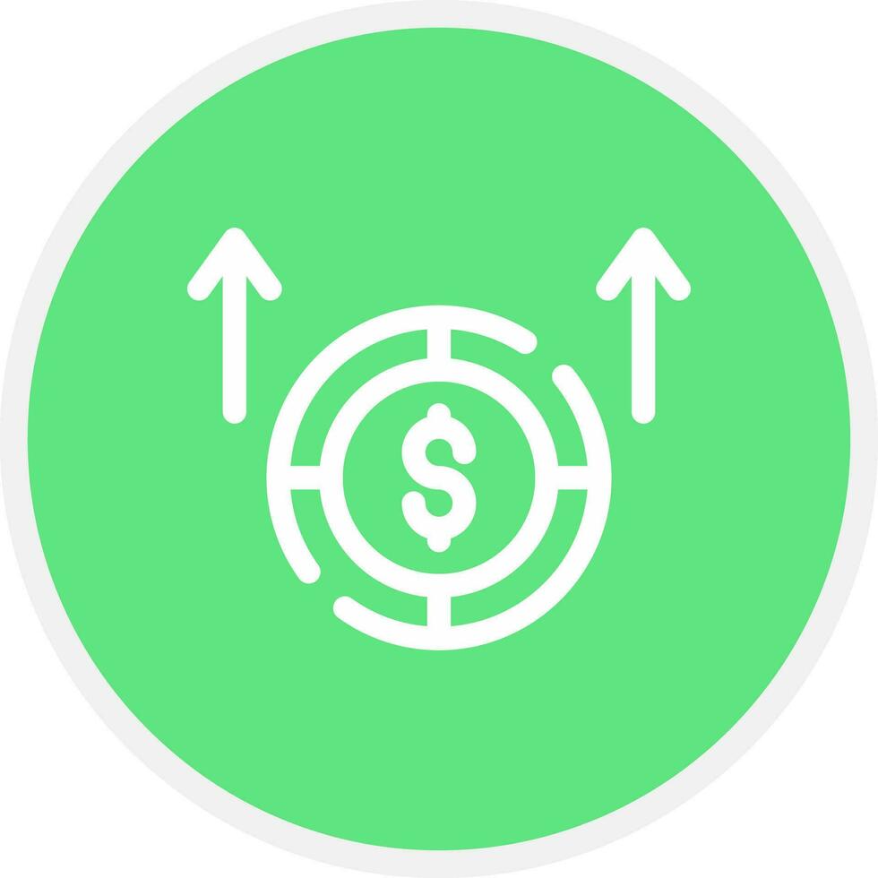 Cash Flow Creative Icon Design vector