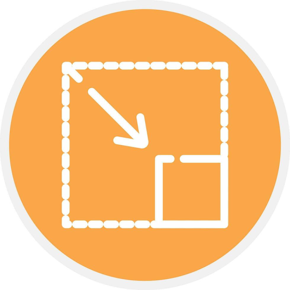 Downsizing Creative Icon Design vector