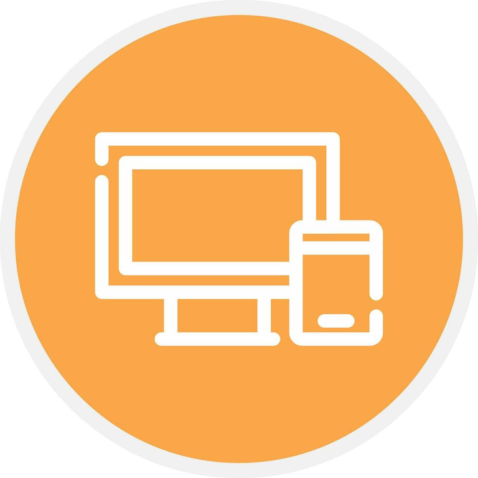 Responsive Web Design Creative Icon Design vector