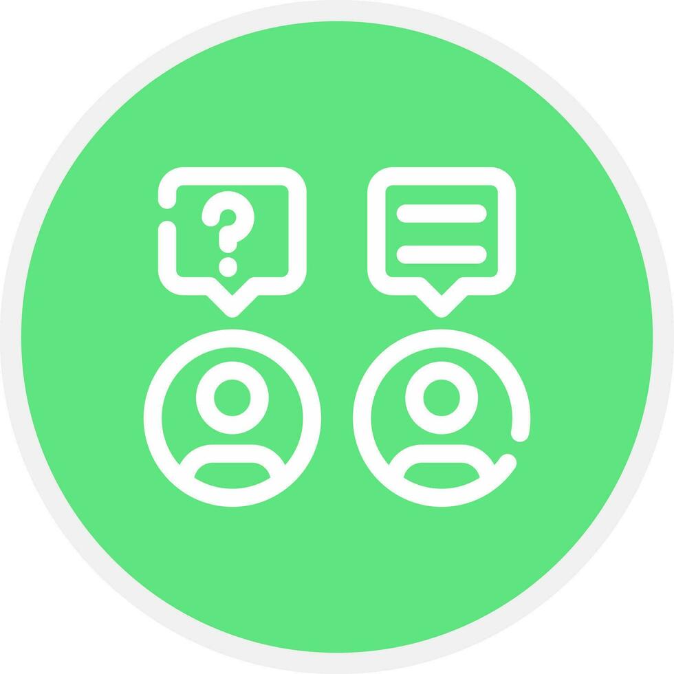 Discussion Creative Icon Design vector