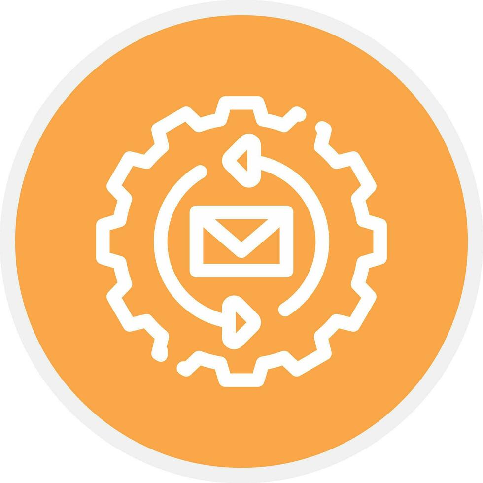 Marketing Automation Creative Icon Design vector