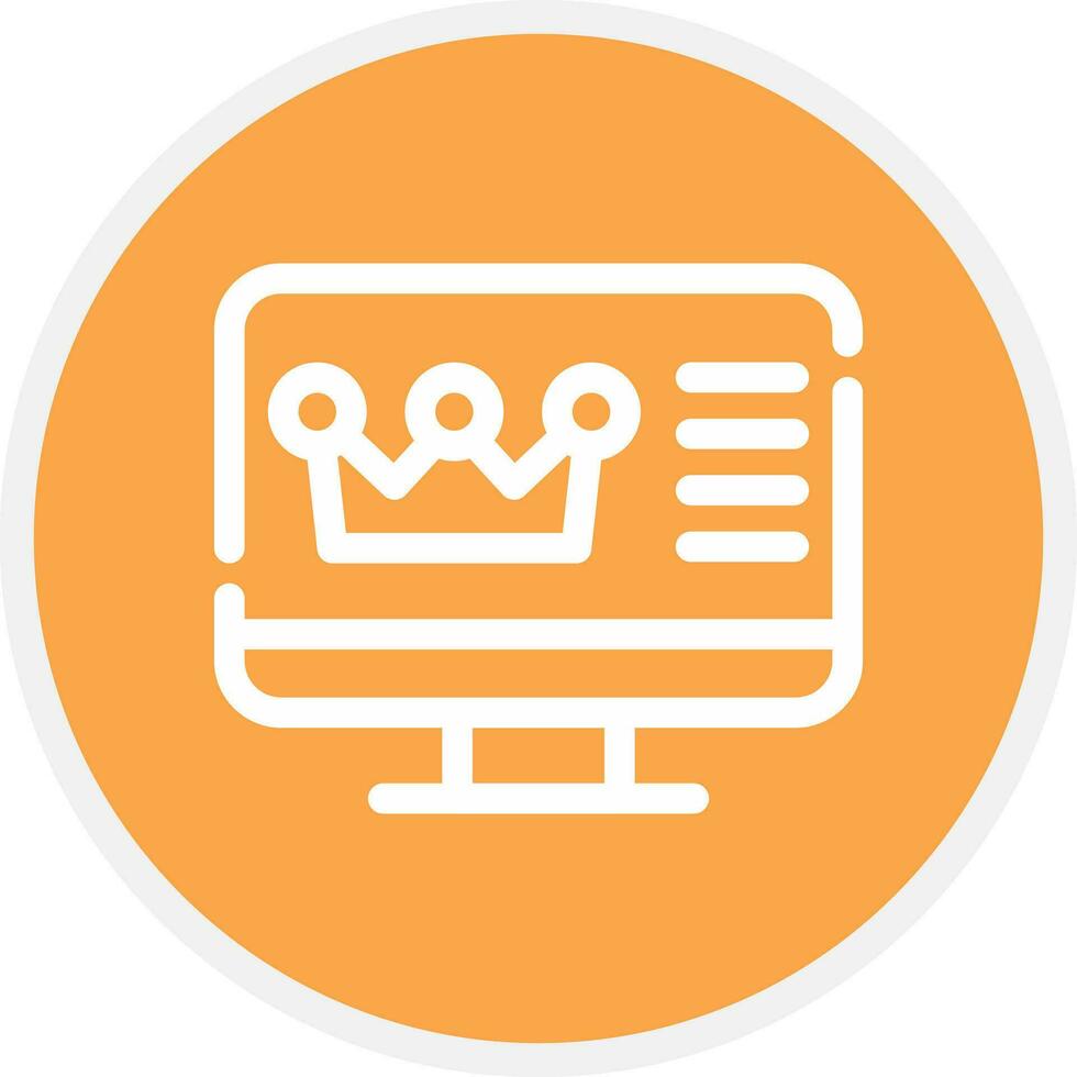 Premium Content Creative Icon Design vector