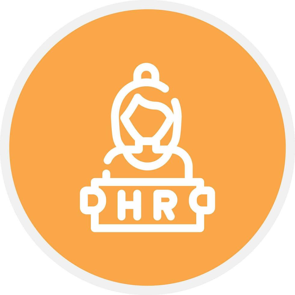 Human Resources Creative Icon Design vector