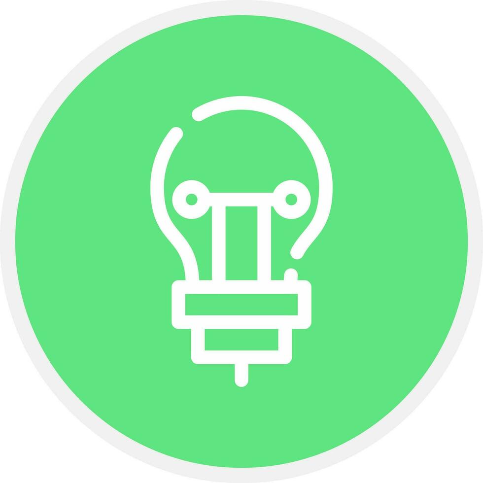 Bulb Creative Icon Design vector