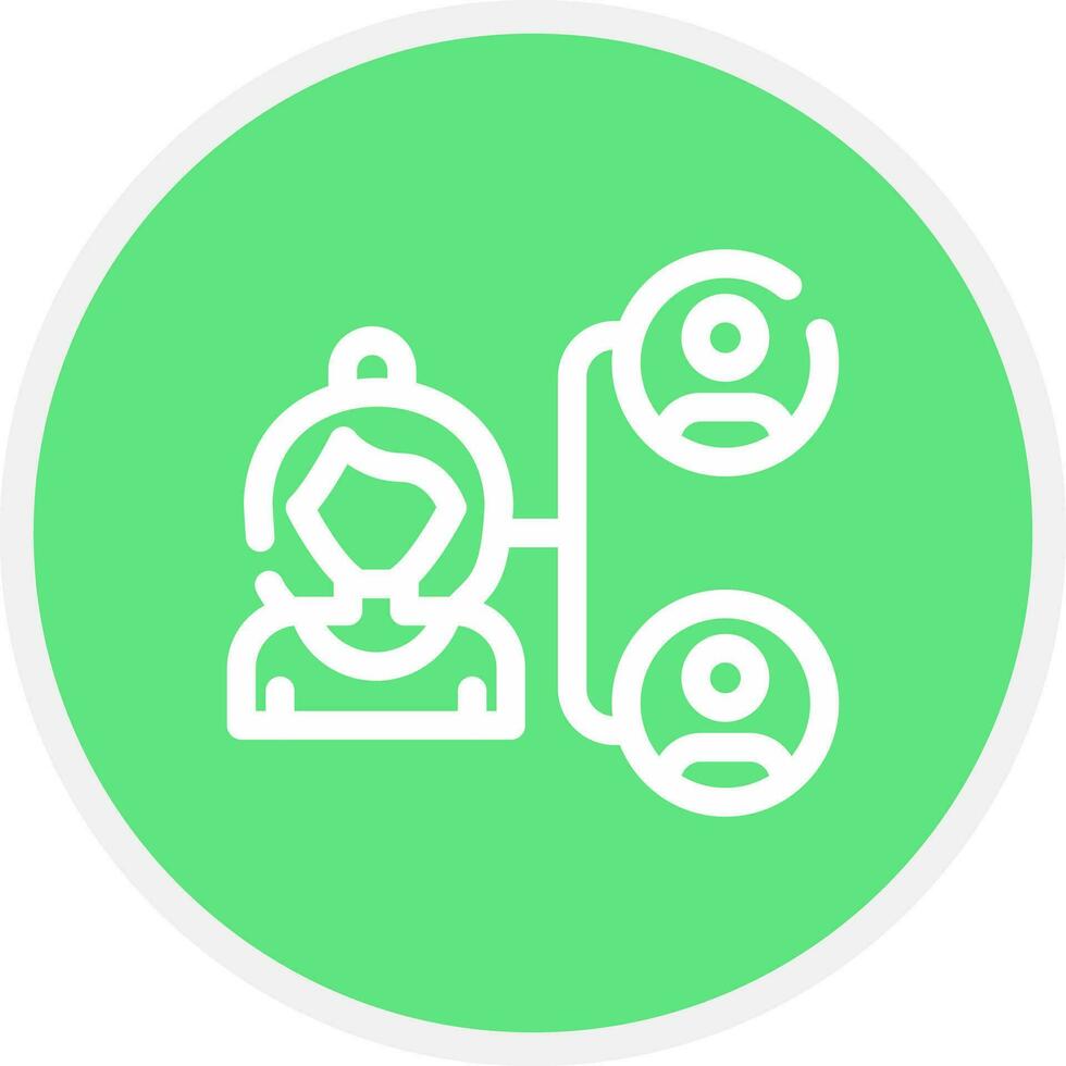 Manager Creative Icon Design vector