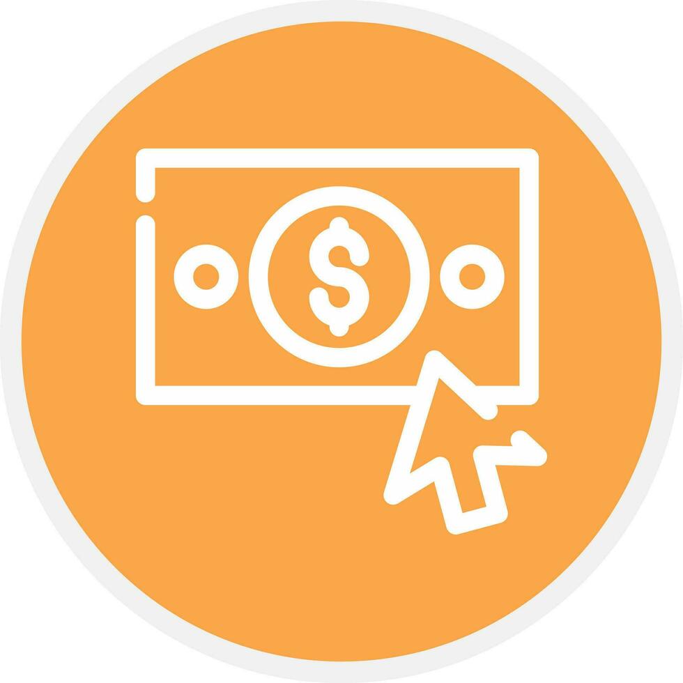Pay Per Click Creative Icon Design vector