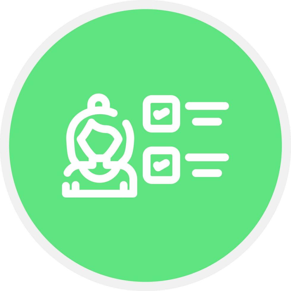 Qualification Creative Icon Design vector