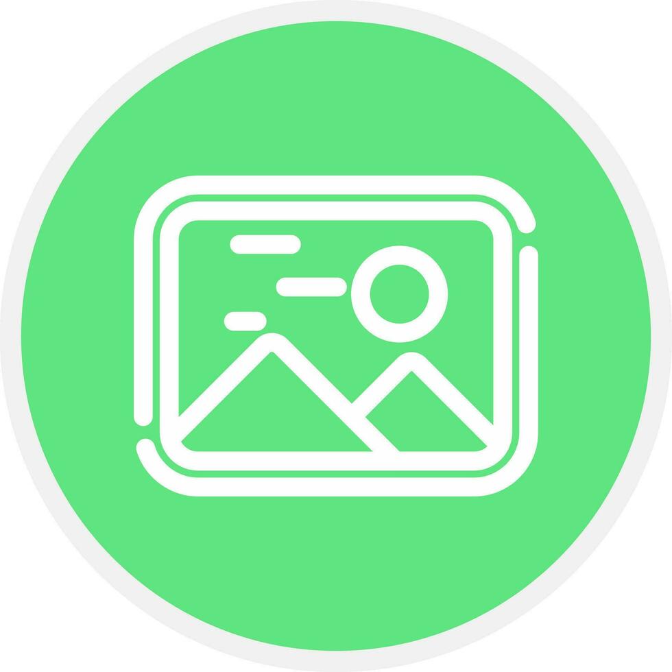 Gallery Creative Icon Design vector