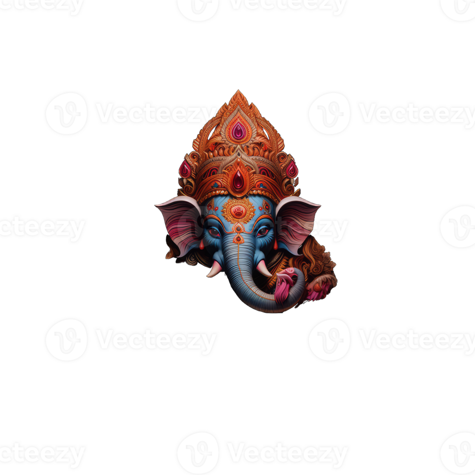 Hindu God Ganesh. AI Generative png