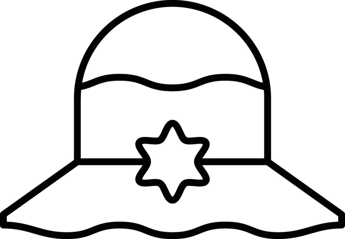pamela hat icon for download vector