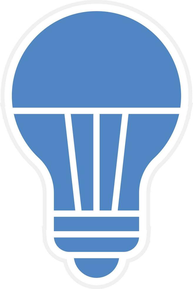 icono de vector de lámpara led