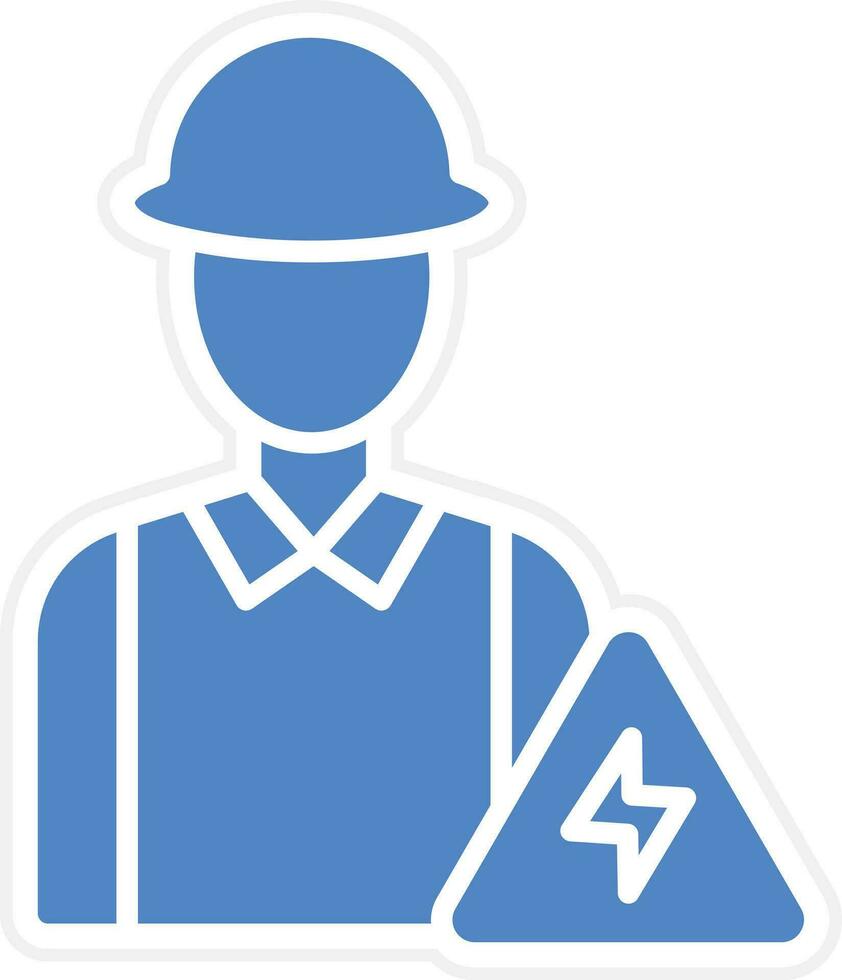 Electrician Service Vector Icon