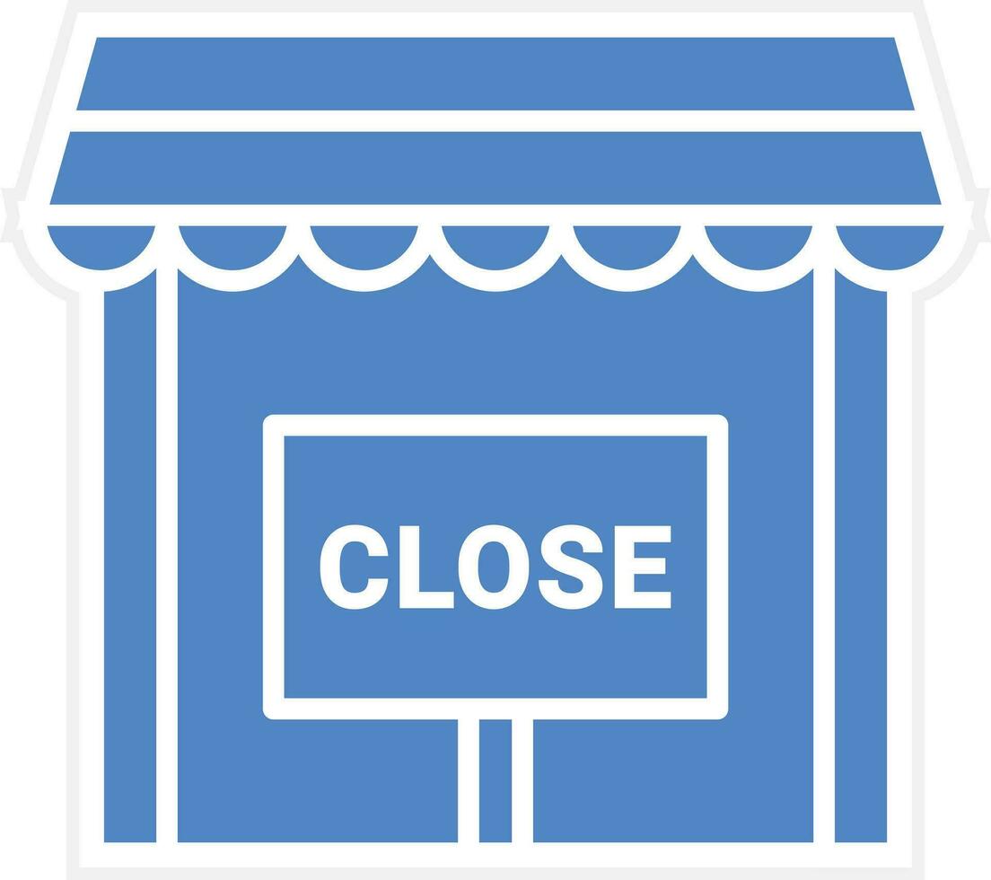 Shop Close Vector Icon