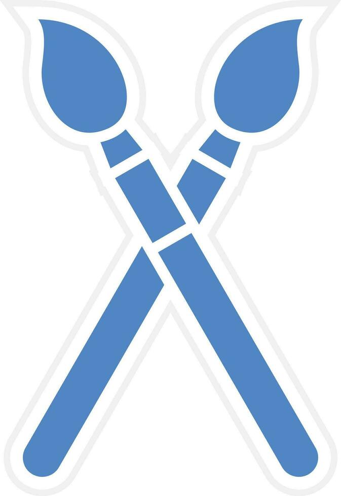 Paint Brushes Vector Icon