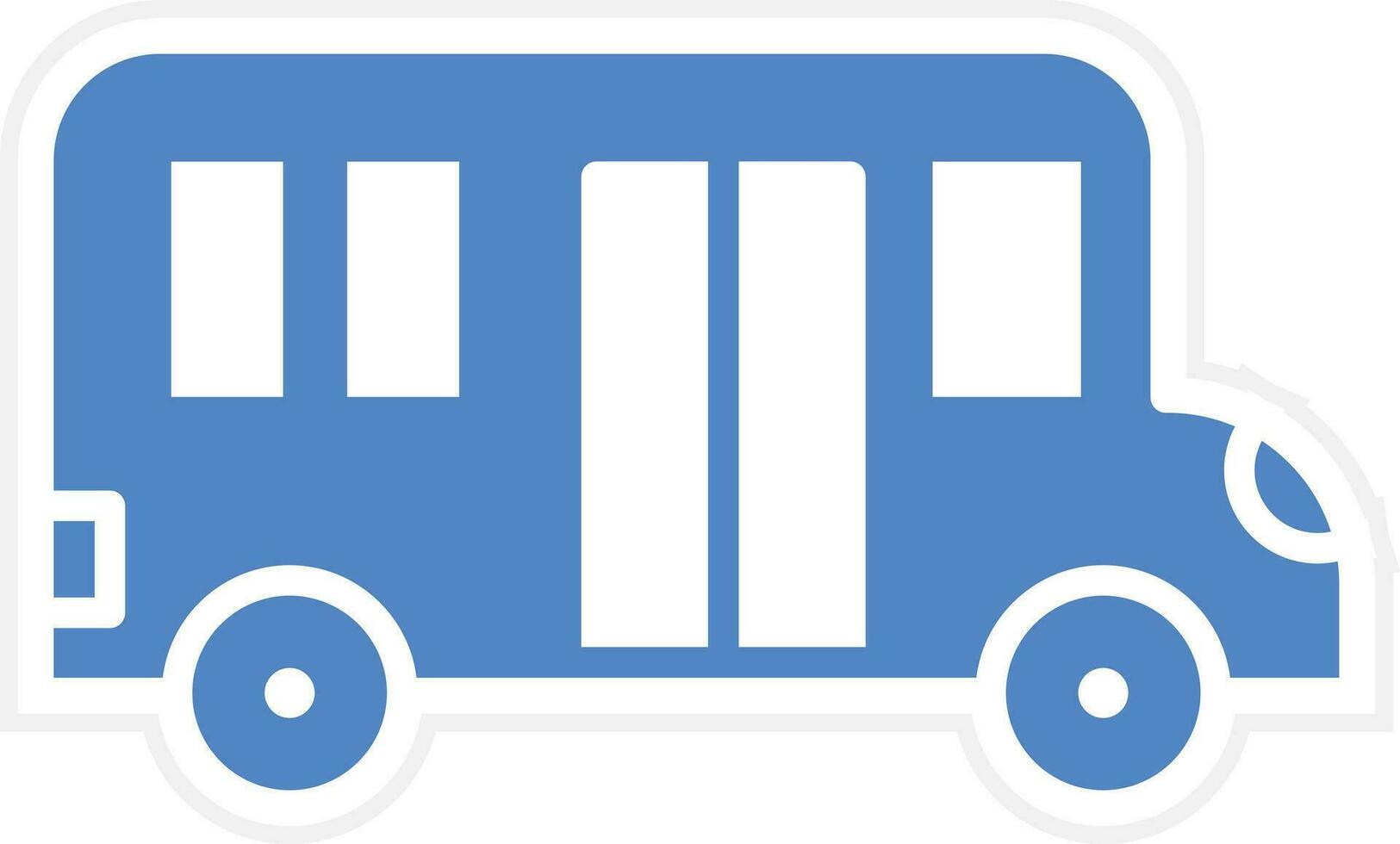 School Bus Vector Icon