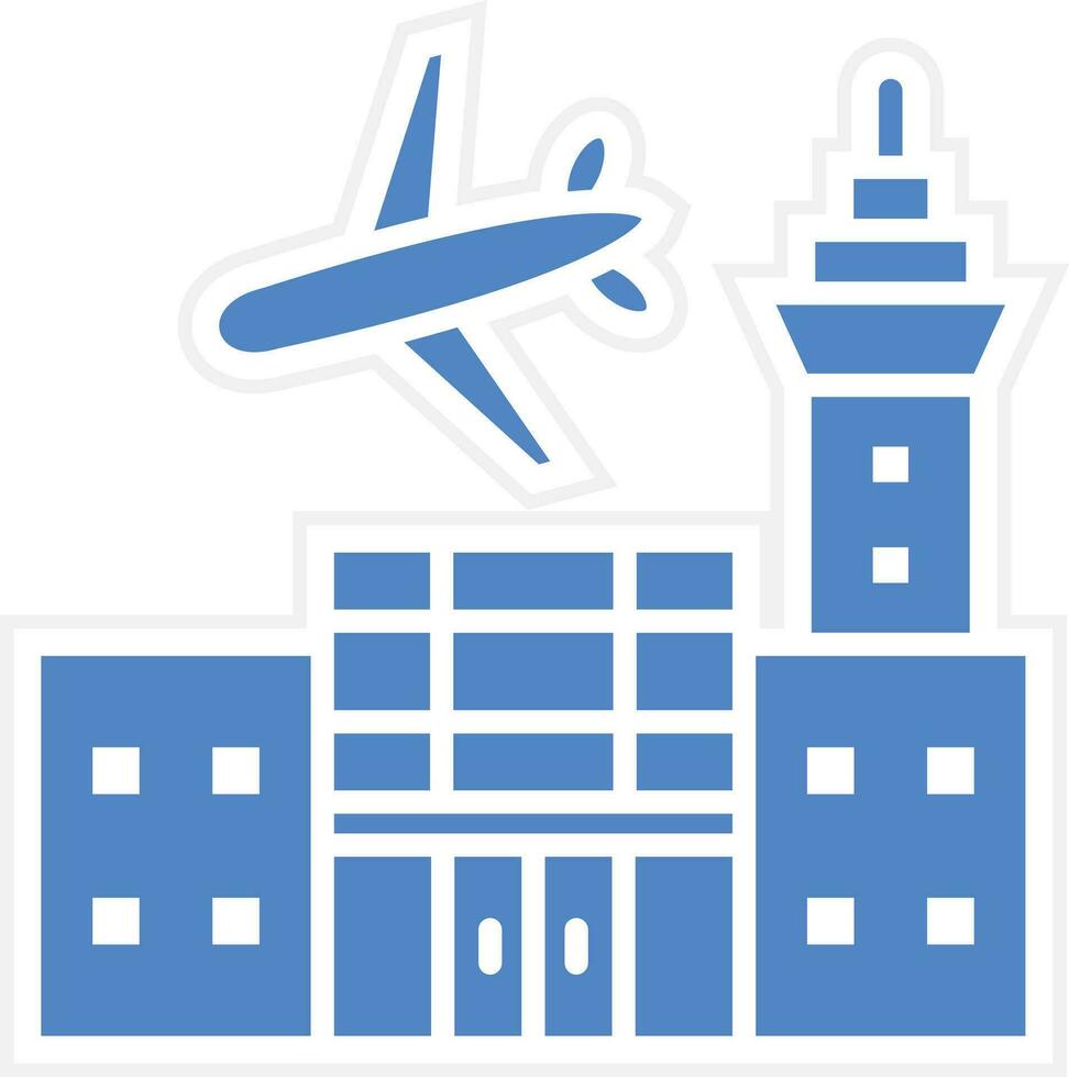 icono de vector de aeropuerto