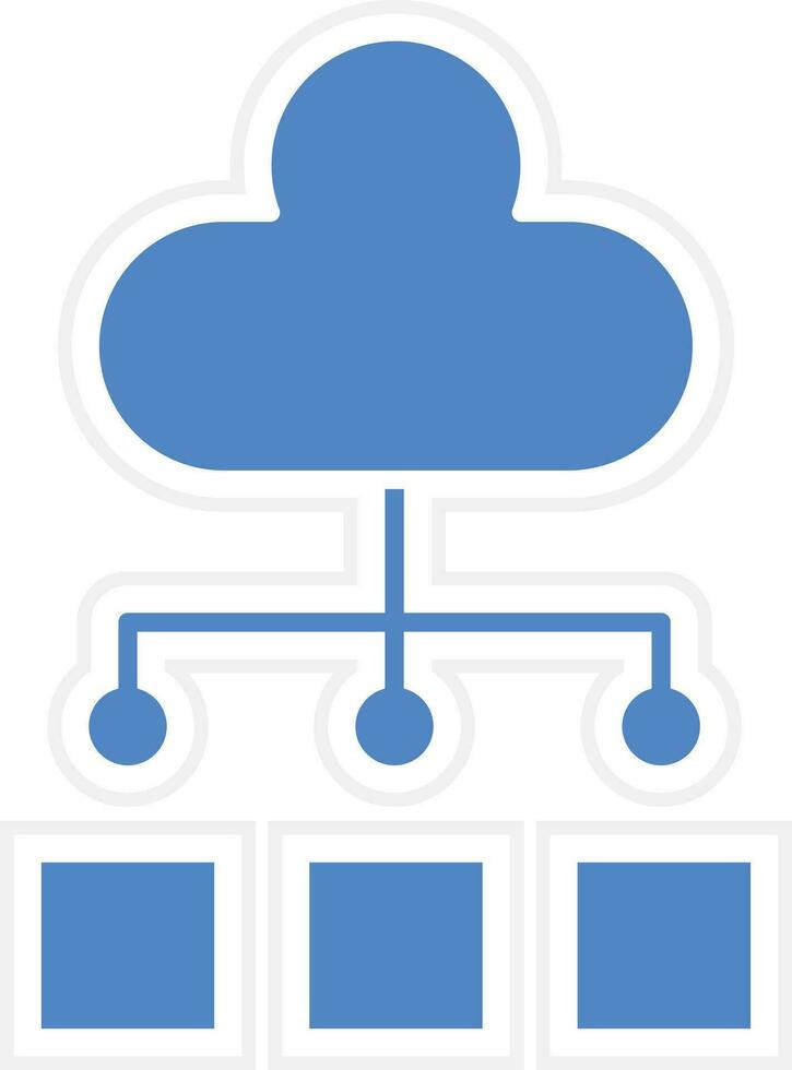 Cloud Connection Vector Icon