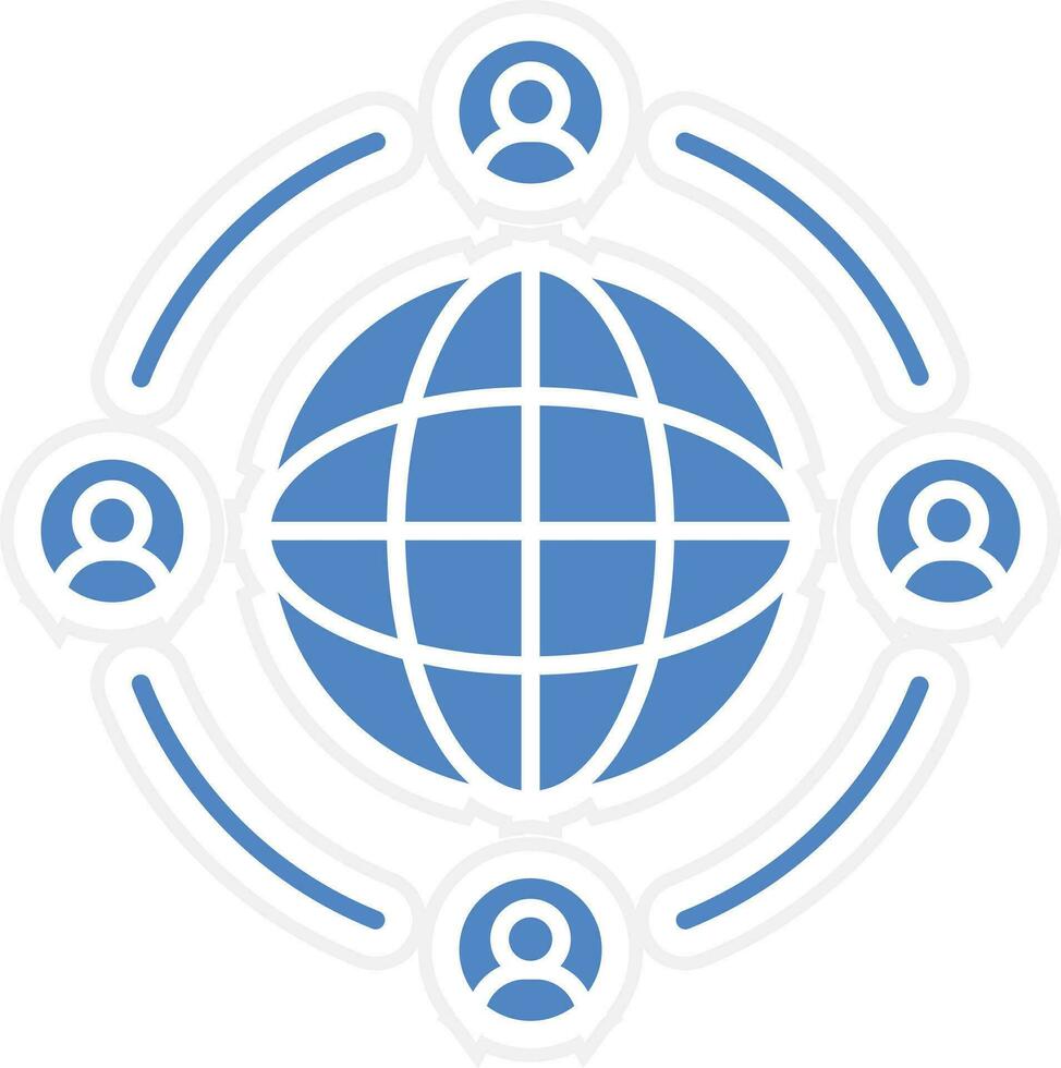 User Connection Vector Icon