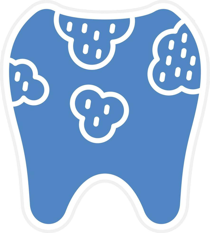 Tooth Decayed Vector Icon