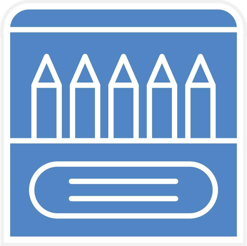 Crayons Vector Icon