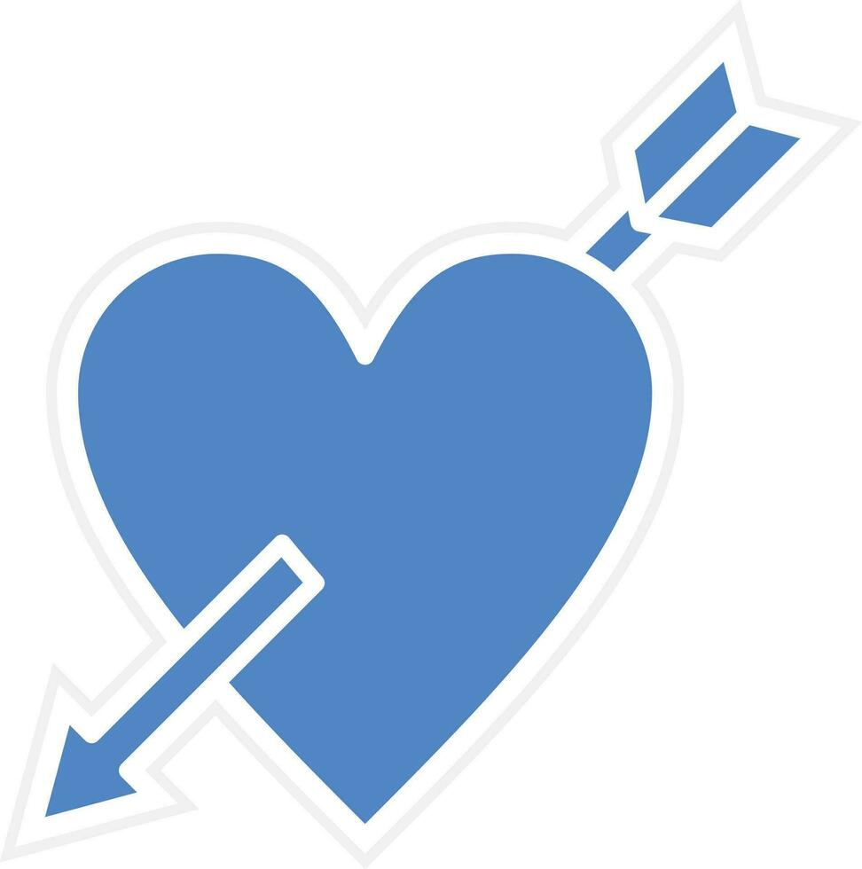 Heart Arrow Vector Icon