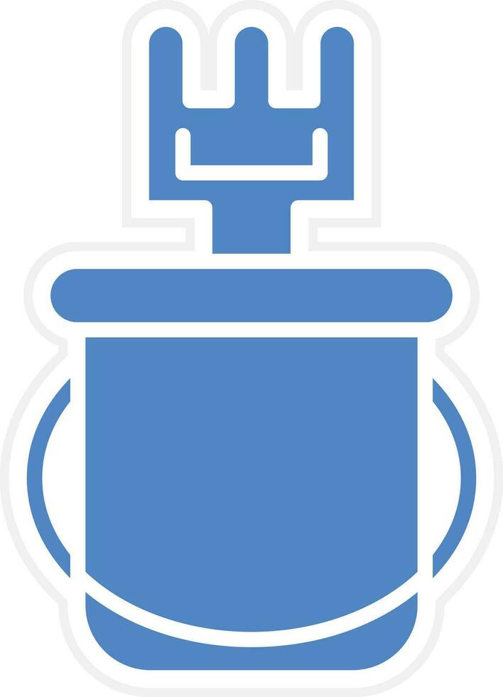 Sand Bucket Vector Icon