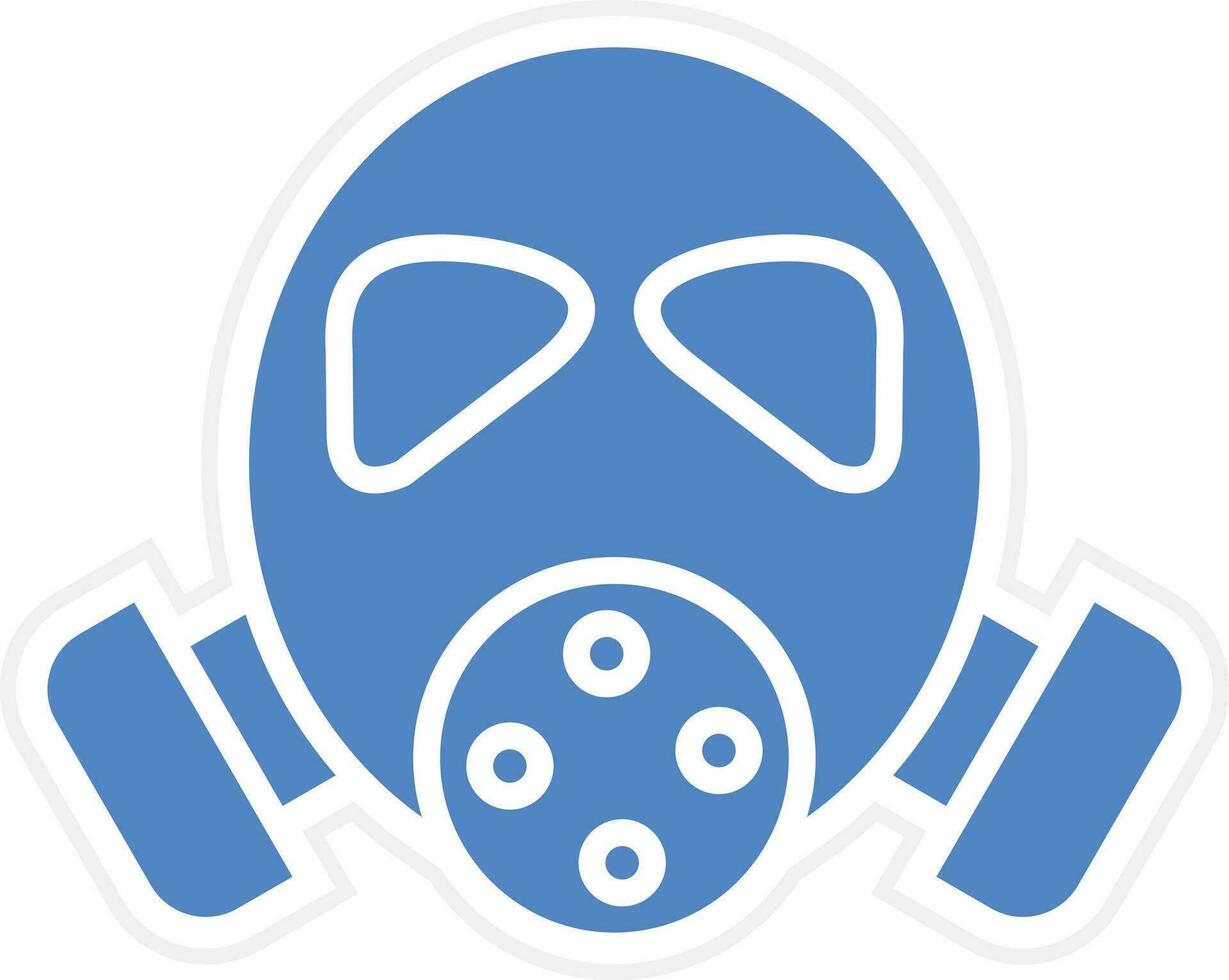 Fireman Mask Vector Icon