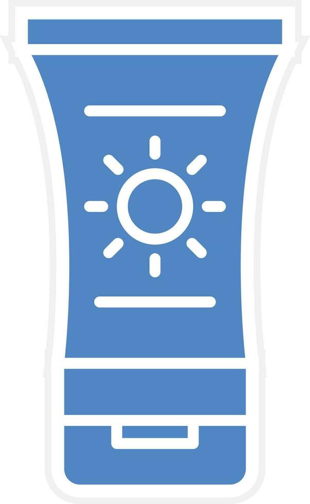 Sunscreen Vector Icon
