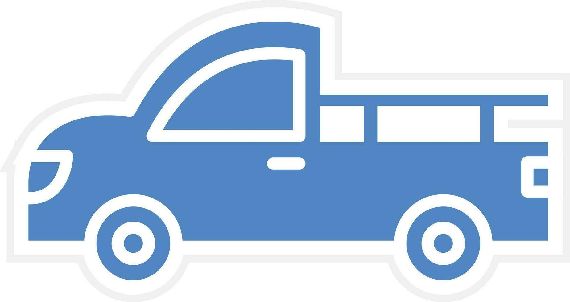 Pickup Truck Vector Icon