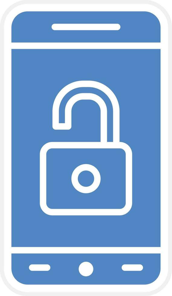 Mobile Unlock Vector Icon