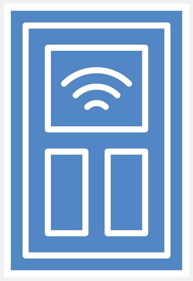 Smart Door Vector Icon