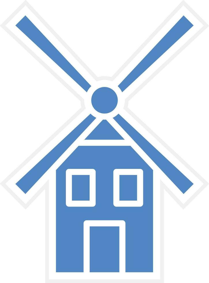 Windmill Vector Icon