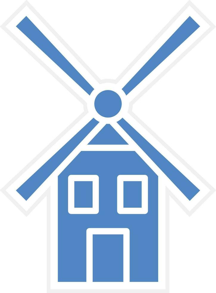 Windmill Vector Icon