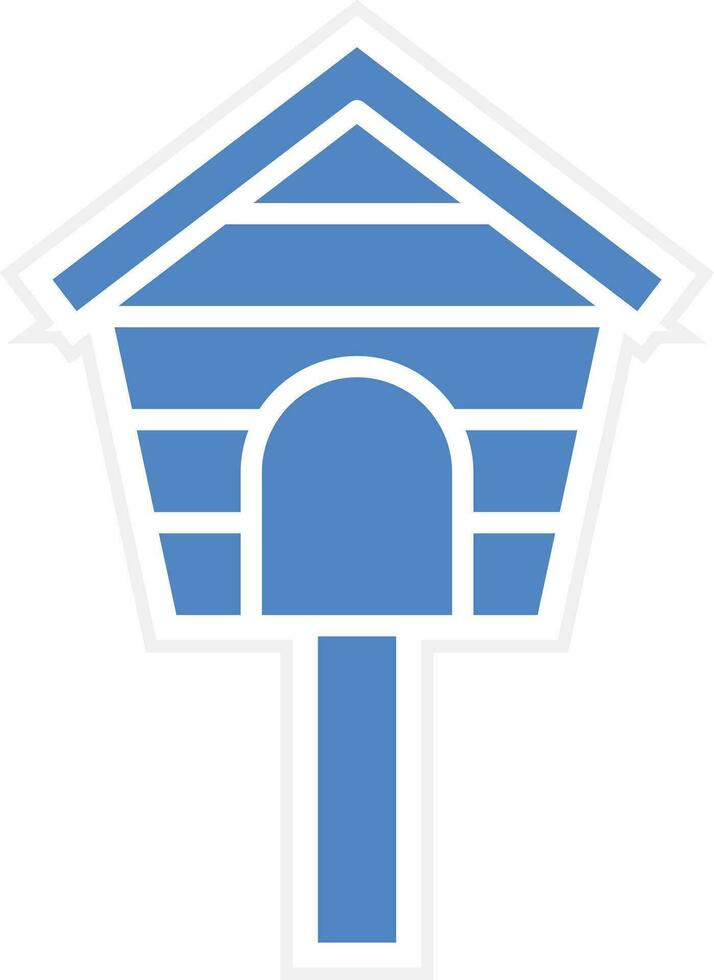 Bird House Vector Icon