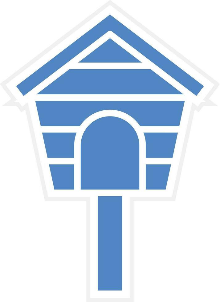 Bird House Vector Icon