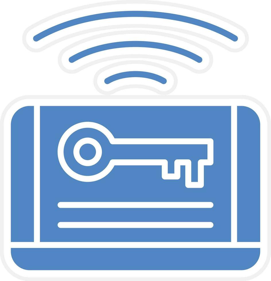 Card Key Vector Icon