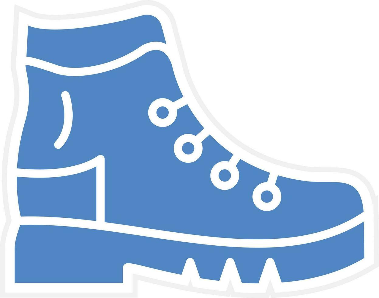 icono de vector de botas