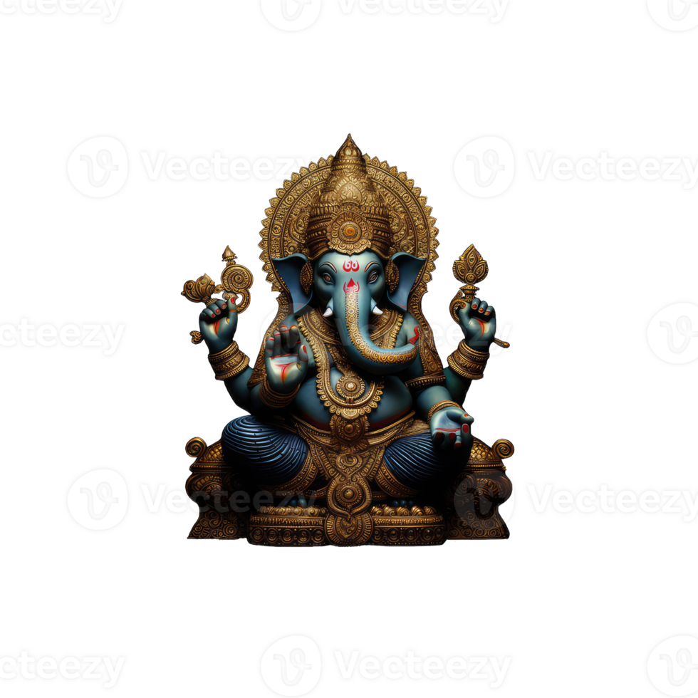 hindú Dios ganesha ai generativo png