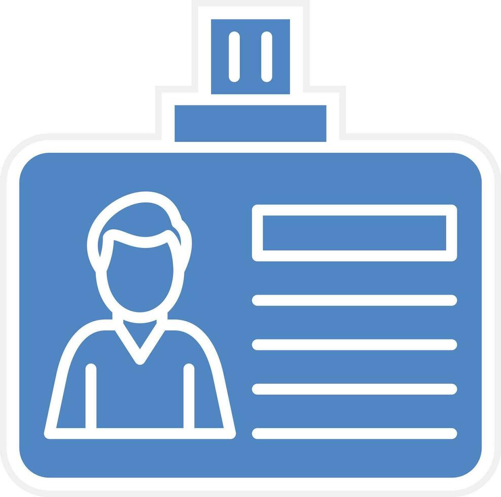 ID Card Vector Icon
