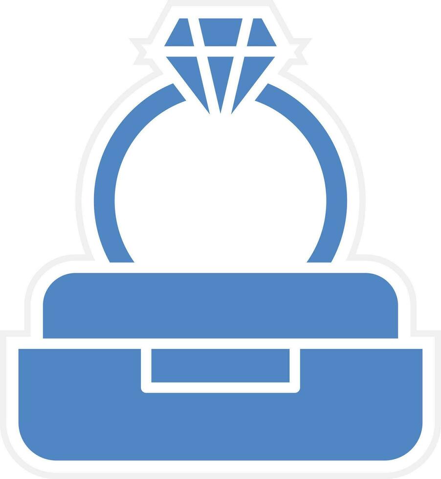 Diamond Ring Vector Icon