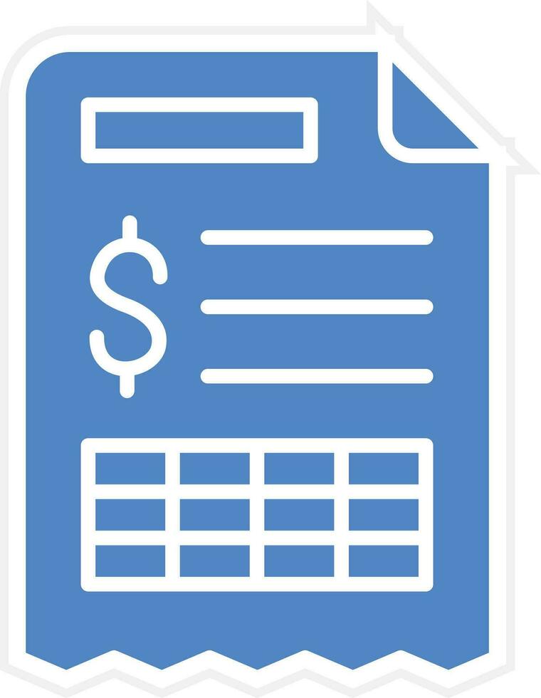 Invoice Vector Icon