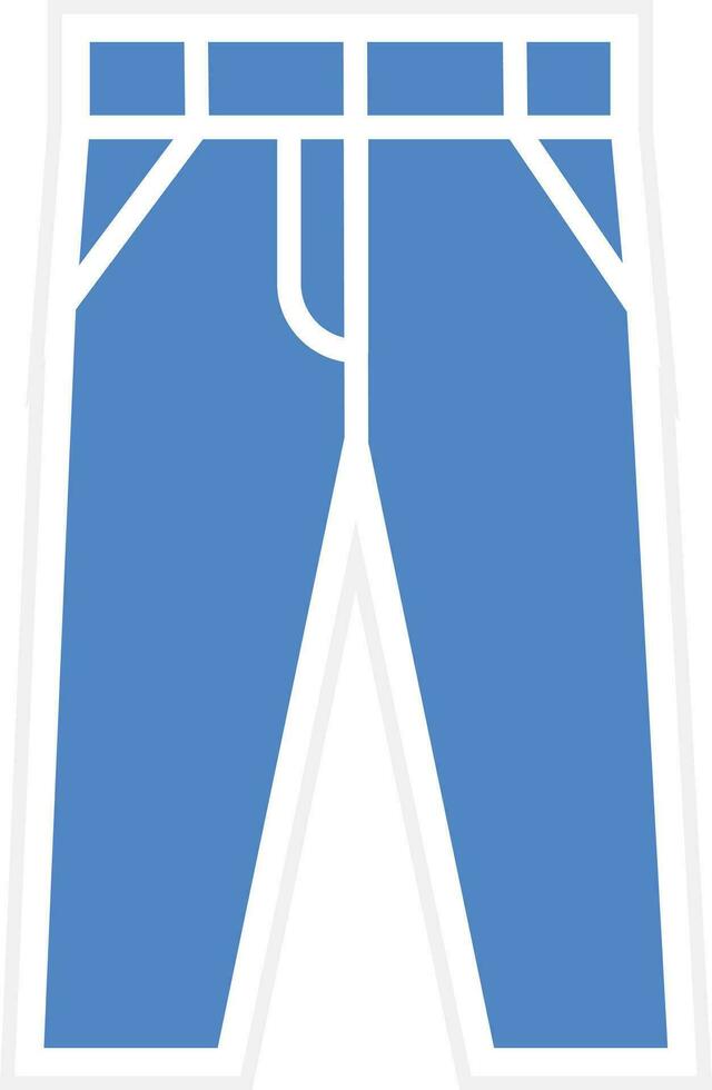 icono de vector de pantalones