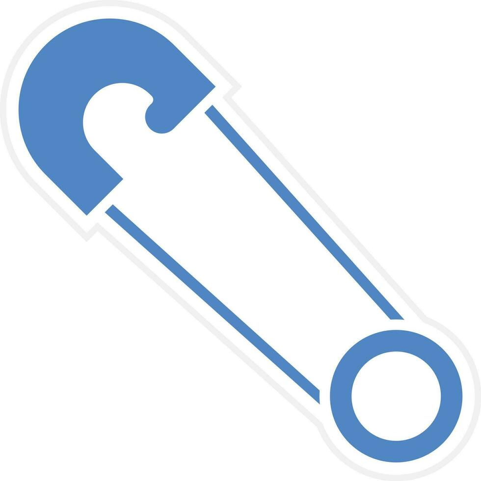 Safety Pin Vector Icon