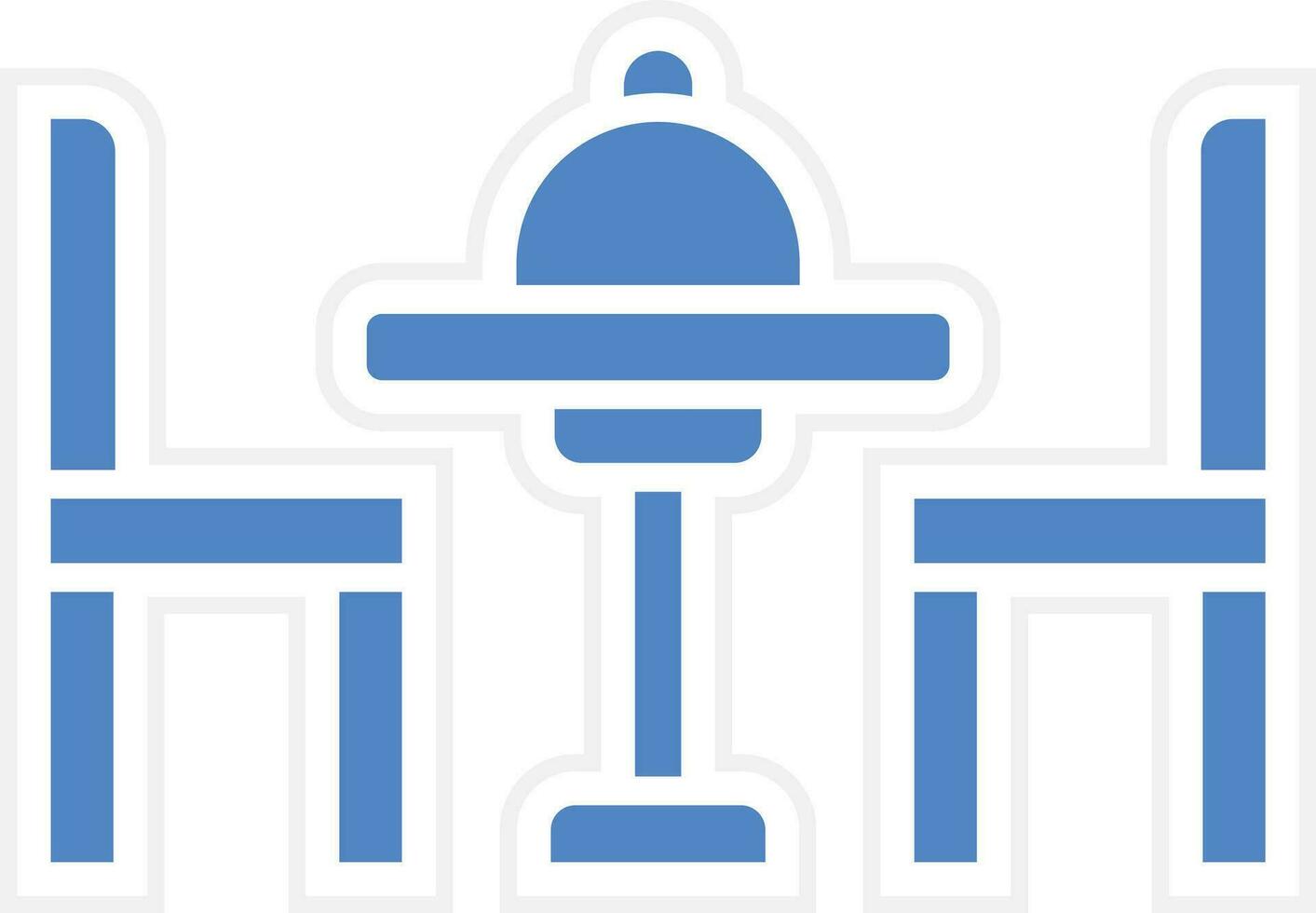 Dinner Table Vector Icon