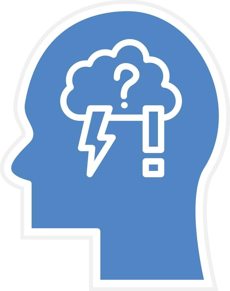 Anxiety Vector Icon