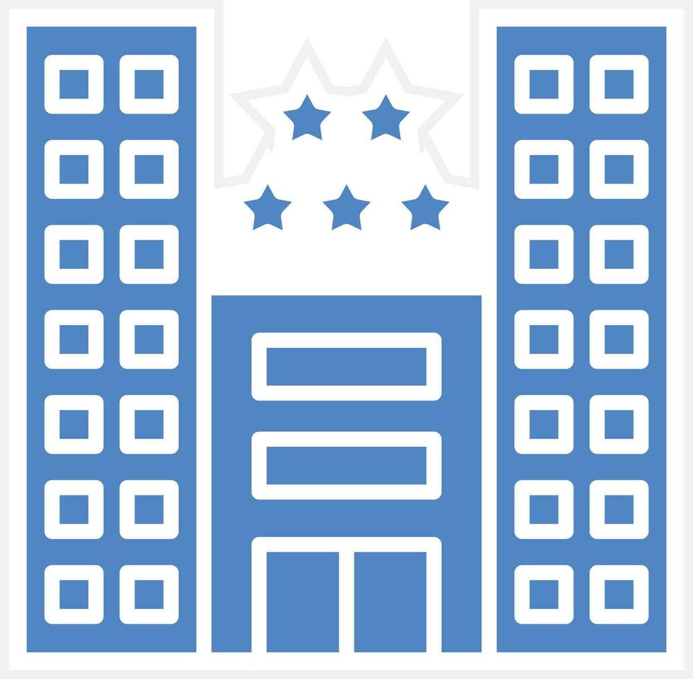 5 Star Hotel Vector Icon