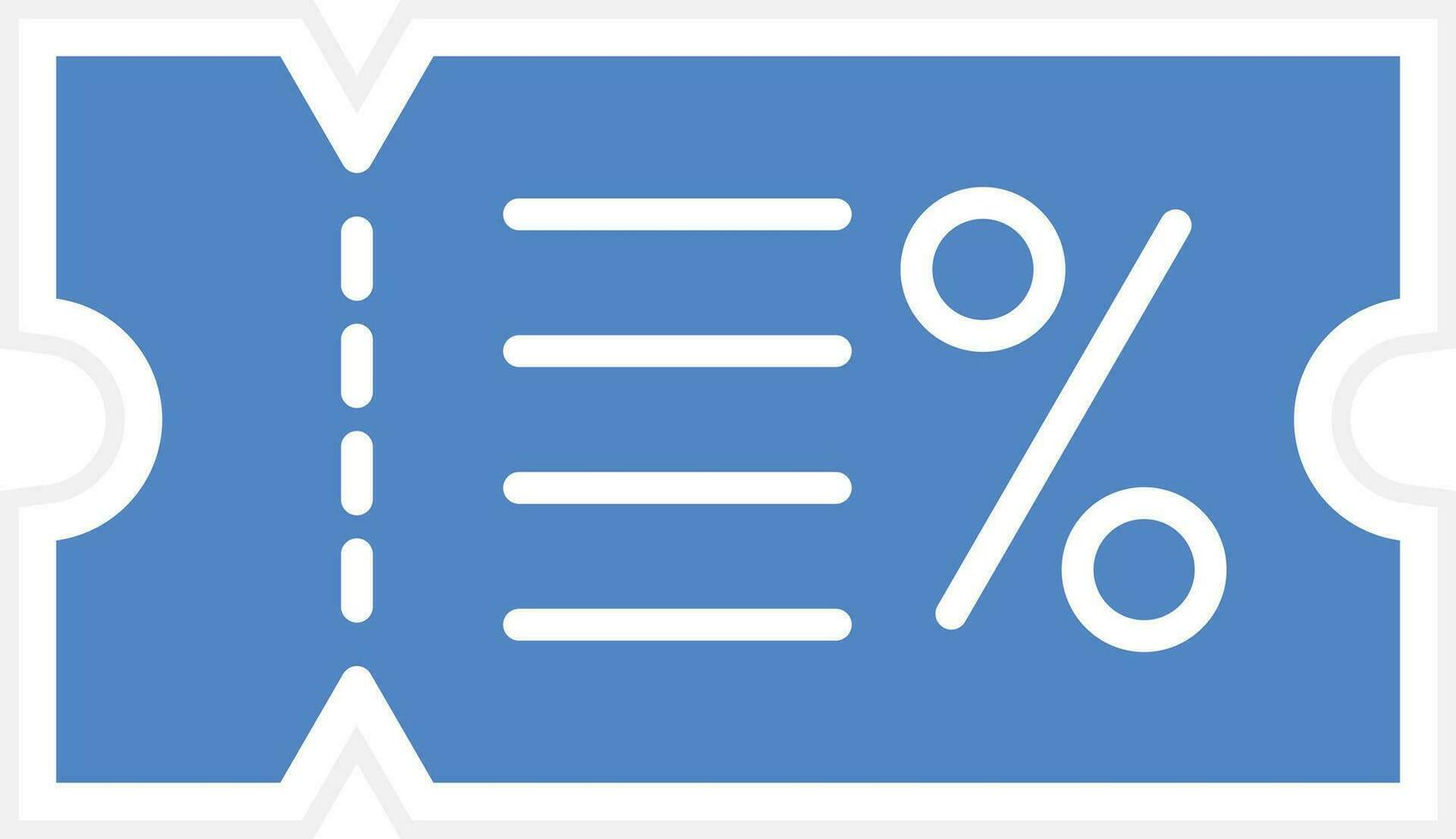 Discount Voucher Vector Icon