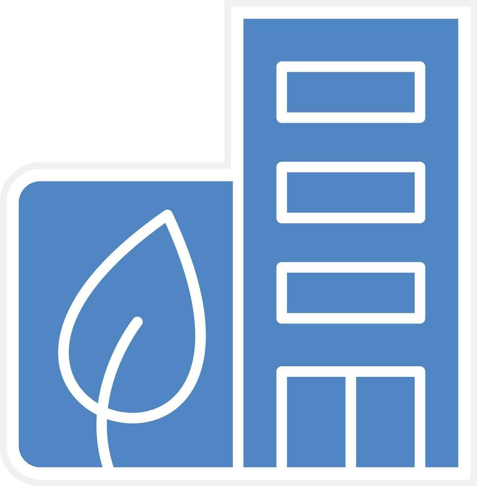 Eco Hotel Vector Icon