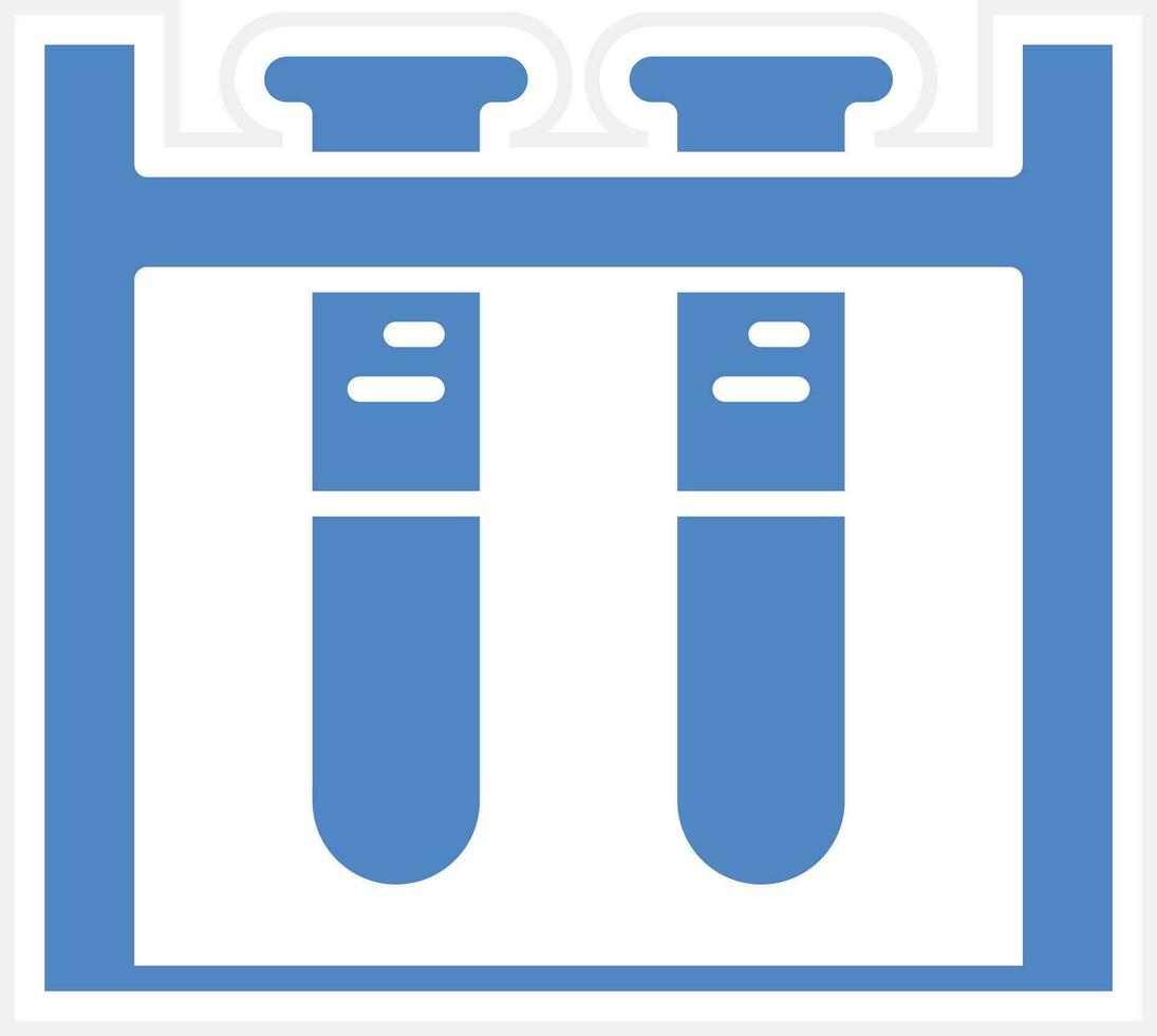 Test Tube Stand Vector Icon